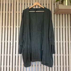 Athleta oversized sweatshirt cardigan